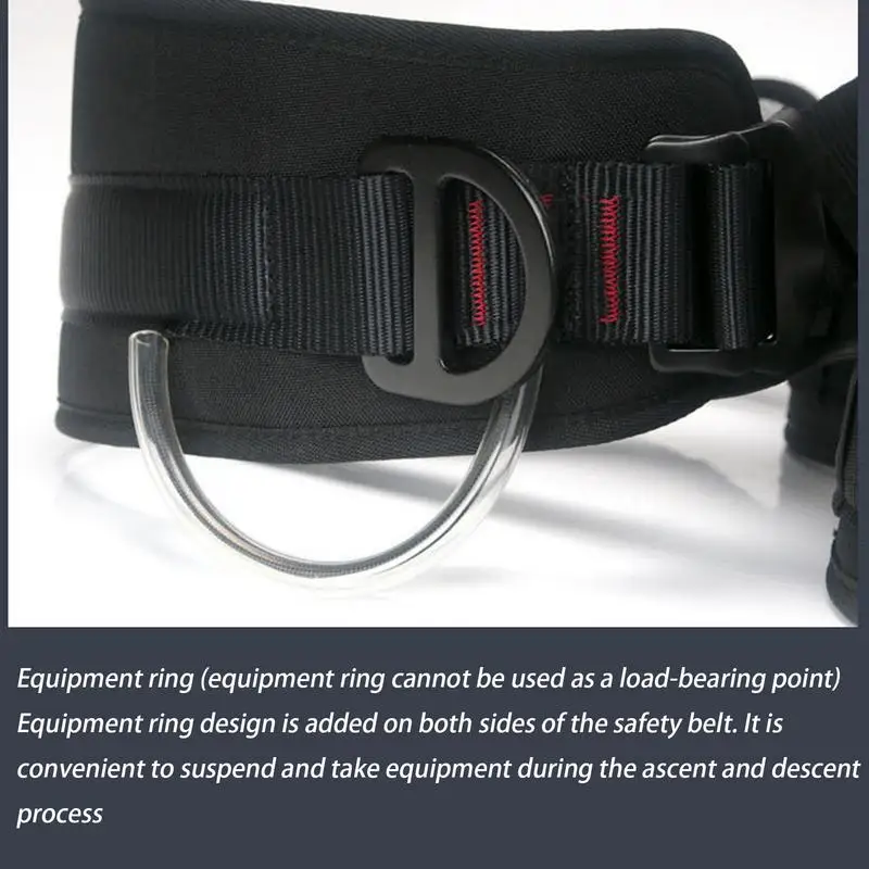 تسلق حزام الأمان في الهواء الطلق تسلق حزام الأمان قابل للتعديل العمل في الارتفاعات حزام تنفس معدات للجنسين للنار