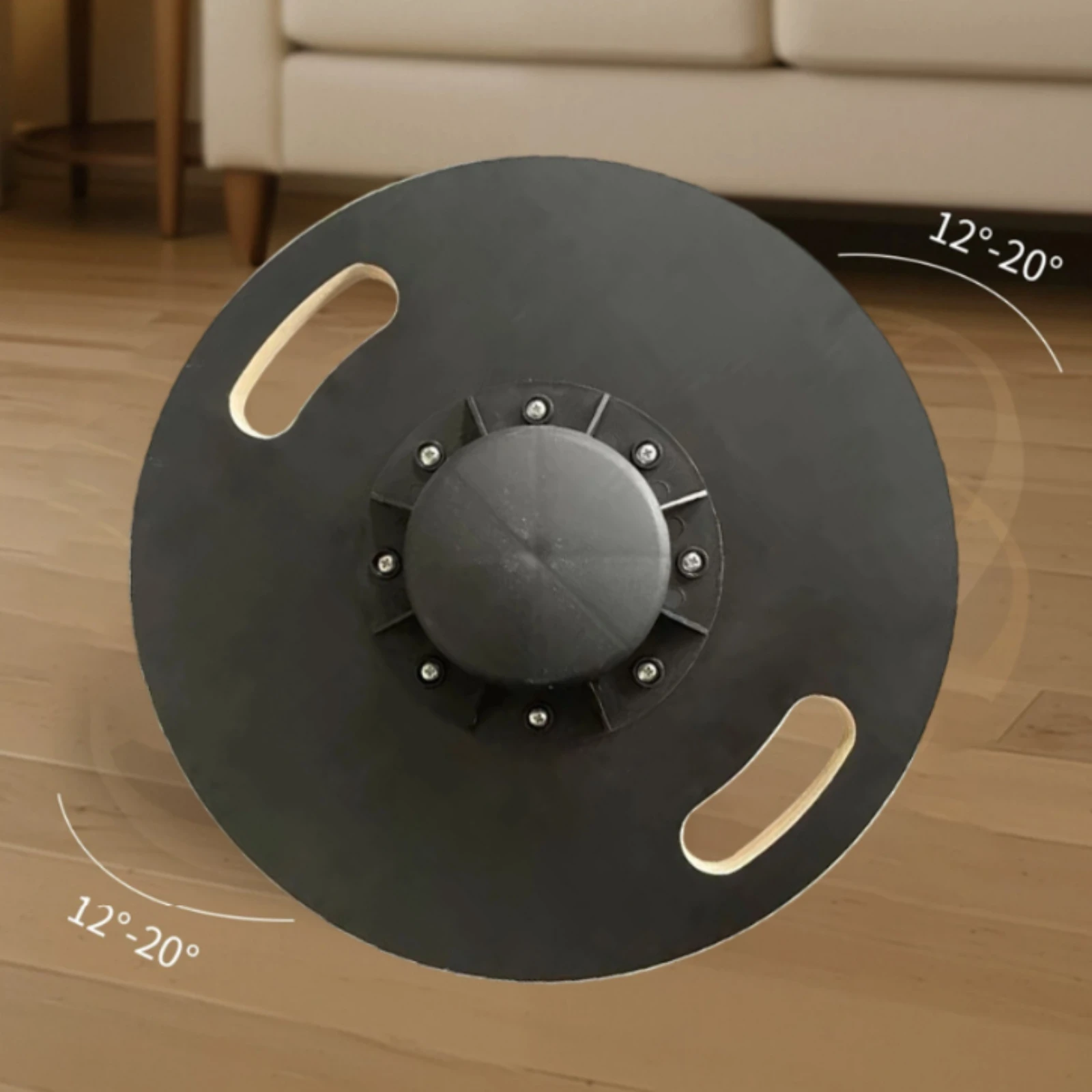 Balance Board Wobble - Prancha de Equilíbrio de Madeira para