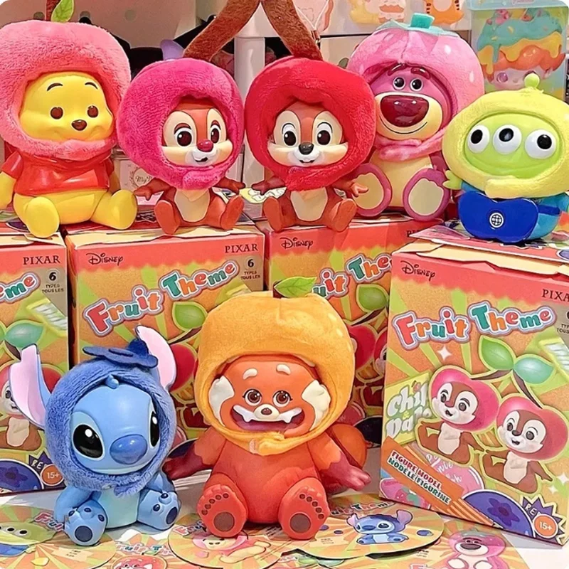 

Милые аниме-фигурки, парк развлечений, серия гарнитур с фруктами, модная кукла ручной работы, модель, милый орнамент, слепая коробка, игрушка для подарка на день рождения