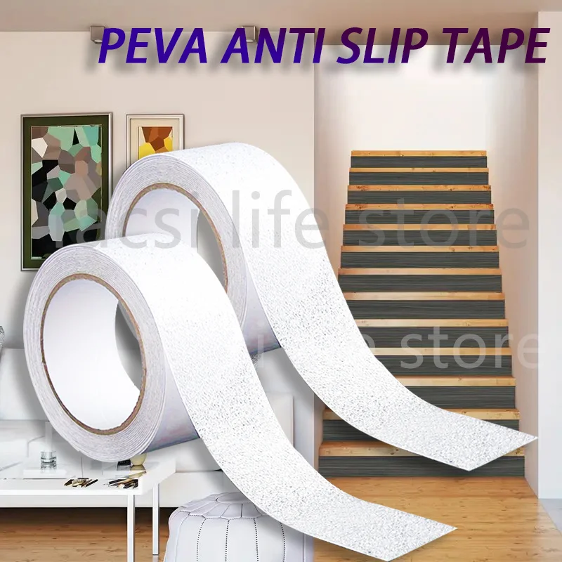 

2.5CM 5CM Non Slip Safety Grip Tape PEVA Anti-Slip Indoor Outdoor Stickers Strong Adhesive Safety Traction Tape Stairs Floor