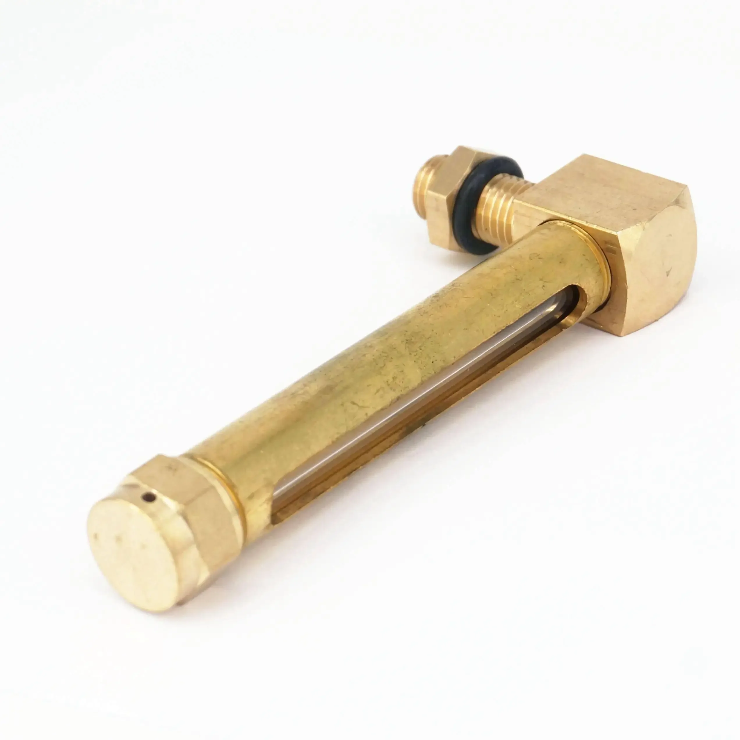 1/4 "3/8" 1/2 "BSPP M10 M12 M14 M16 80mm olej mosiężny wskaźnik poziomu cieczy wziernik tokarki miski olejowej silnik gazowy ciągnika silnik — zdjęcie 4