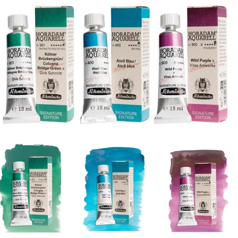 15ml German Schmink Mineral-selected Watercolor Pigment Master-level Art Supply Travel Hand-drawn Illustrations Water Color