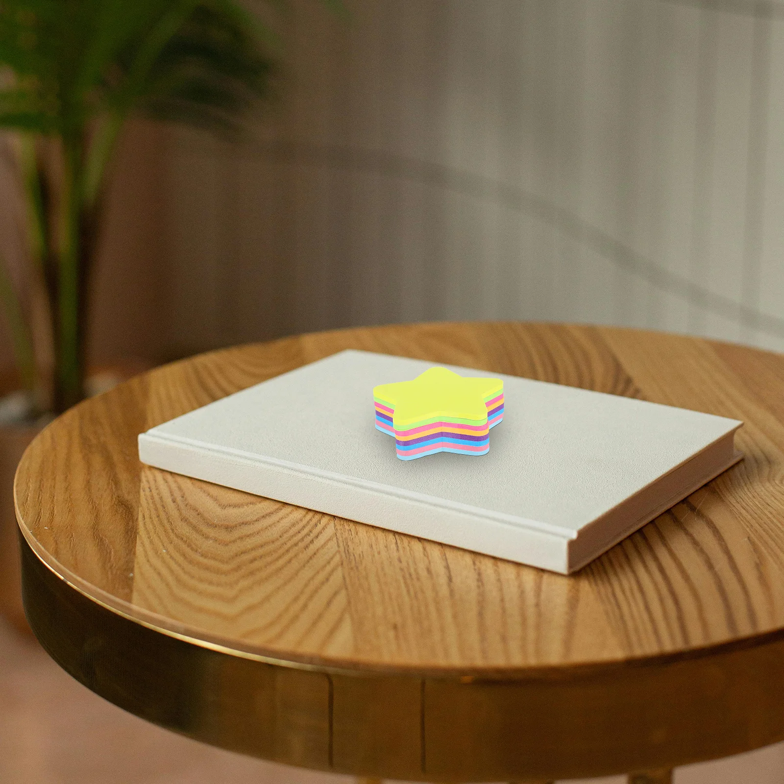 16Pcs Five Pointed Star Notepads Brightly Colored Self Adhesive Notes for Task Organization Study Planner Journal Cute School