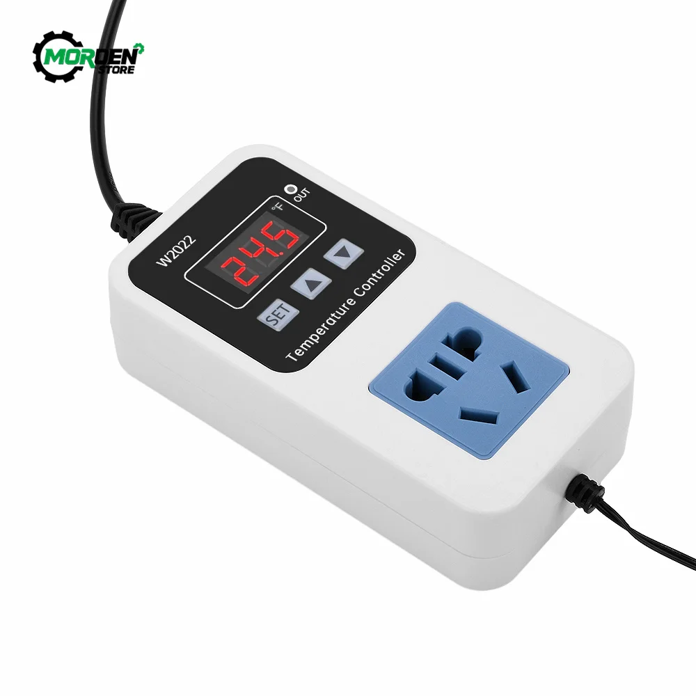 W2022 -58℉~248℉ 1500W  Thermostat Smart Digital LED Display Microcomputer Temperature Controller AC110/220V US/EU Plug