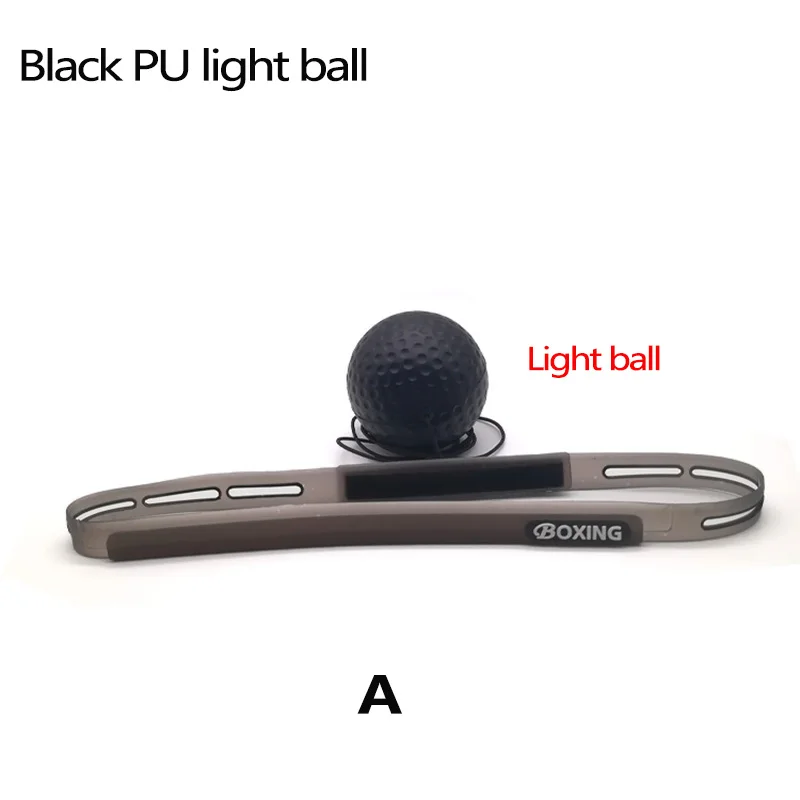 Боксерский рефлекторный мяч, повязка на голову, удар, боевая реакция, улучшение скорости реакции, координация рук и глаз, тренировочный боксерский мяч