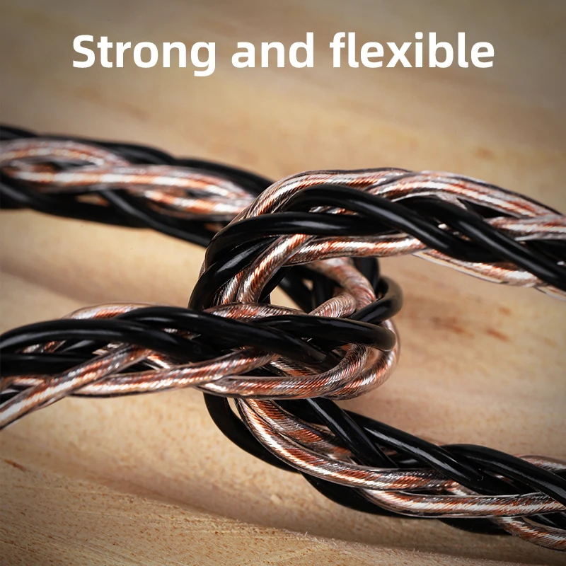 TODN OTG 하이파이 USB 케이블, C 타입 OFC 실버 도금, 휴대용 DAC 헤드폰 앰프