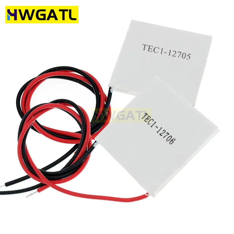 HWGATL TEC1-12706 12706 TEC1-12715 TEC1-12705 Thermoelectric Cooler Peltier 40*40MM 12V New of semiconductor refrigeration