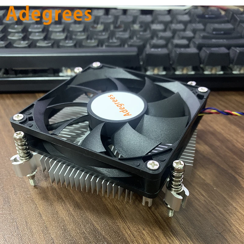 80MM MINI CPU Cooler All-in-one Machine Tower Slim Fan for Intel LGA 1155 1156 1150 1151 1366 1700 1200 Quiet Cooling fan