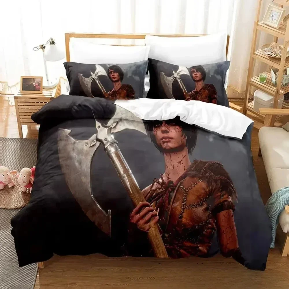 

New 3D Print Baldurs Gate 3 Game Comfortable Duvet Quilt Cover Pillowcase Bedding Set Children Bedroom Decoration Home Textile