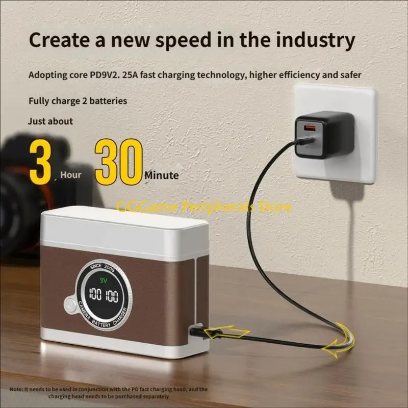 

U55B W235 Double Slot with LCD Display & USB C Input for XT5 X-H2s