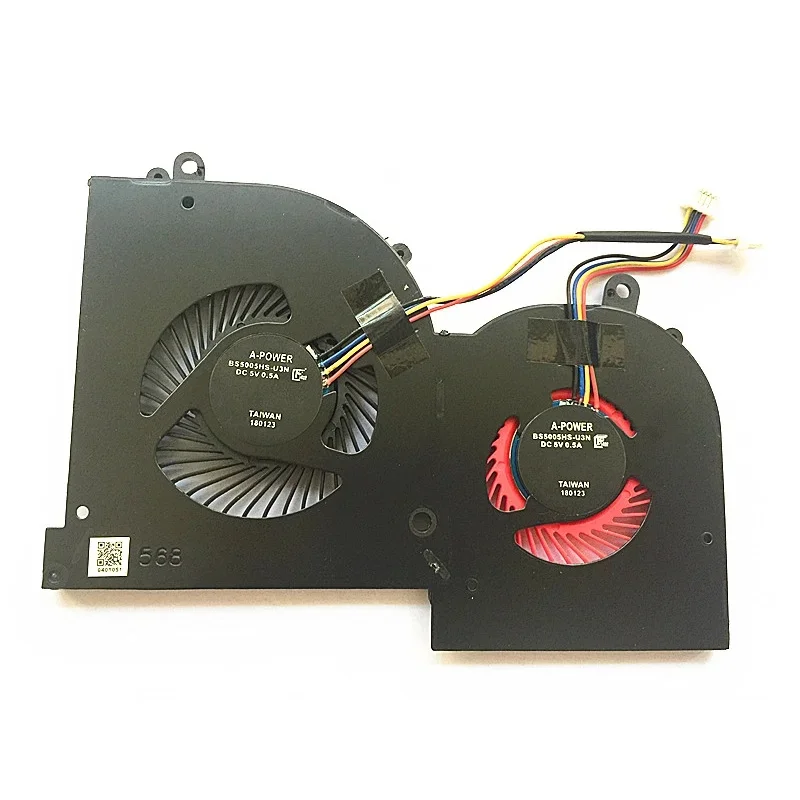 Laptop CPU GPU Cooling Fan For MSI GS65VR GS65 Stealth 8SE 8SF 8SG Thin 8RF 8RE MS-16Q2 16Q2-CPU-CW 16Q2-GPU-CW