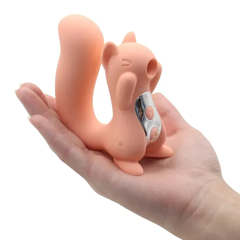 

Squirrel Shape Licking Clitoris Stimulator Vibrators Tongue Sucker Nipple Vagina Vibrator for Women Masturbator Sucking Sex Toy