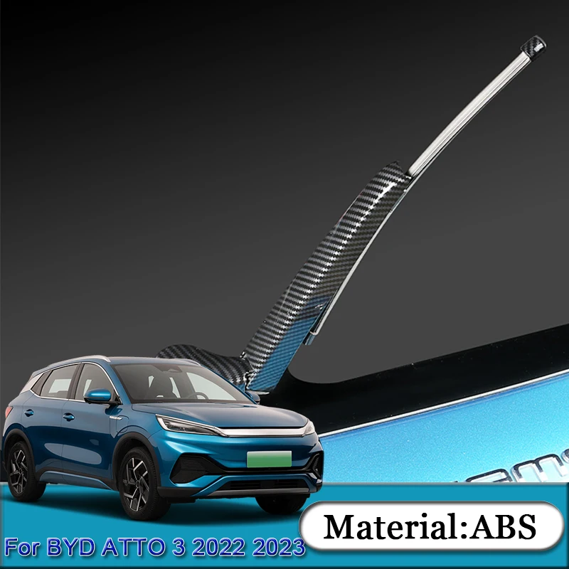 

3pcs Car Styling ABS For BYD ATTO 3 YUAN PLUS EV 2022 2023 Rear Windshield Wiper Sequins Sticker Cover Auto External Accessories