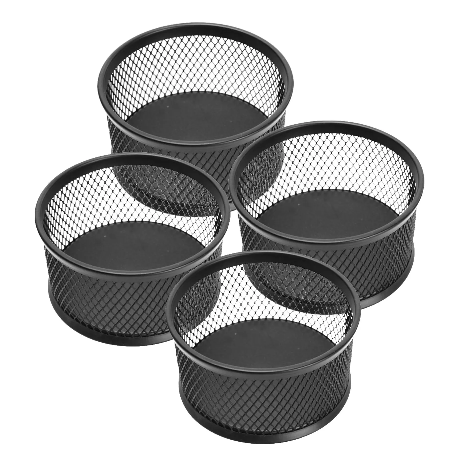 

Набор из 4 сетчатых диспенсеров для канцелярских принадлежностей: надежный, безопасный, износостойкий настольный органайзер для мелких предметов, скрепок, кнопок, кнопок-гвоздиков, винтов