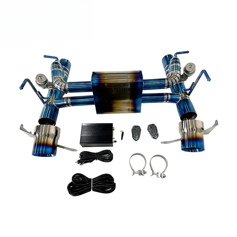 In Stock for 488 GTB Spider Titanium Valved Catback Exhaust OEM Vacuum Valve Control Racing Sport Exhaust