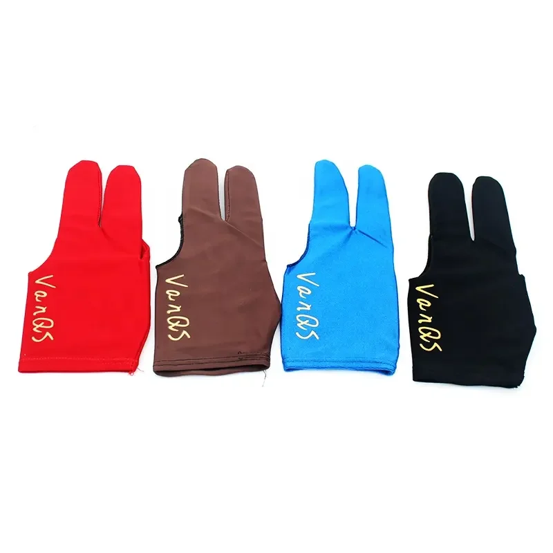 Bag 2pcs Three-finger Left Hand Glove Billiard Pool Snooker Gloves