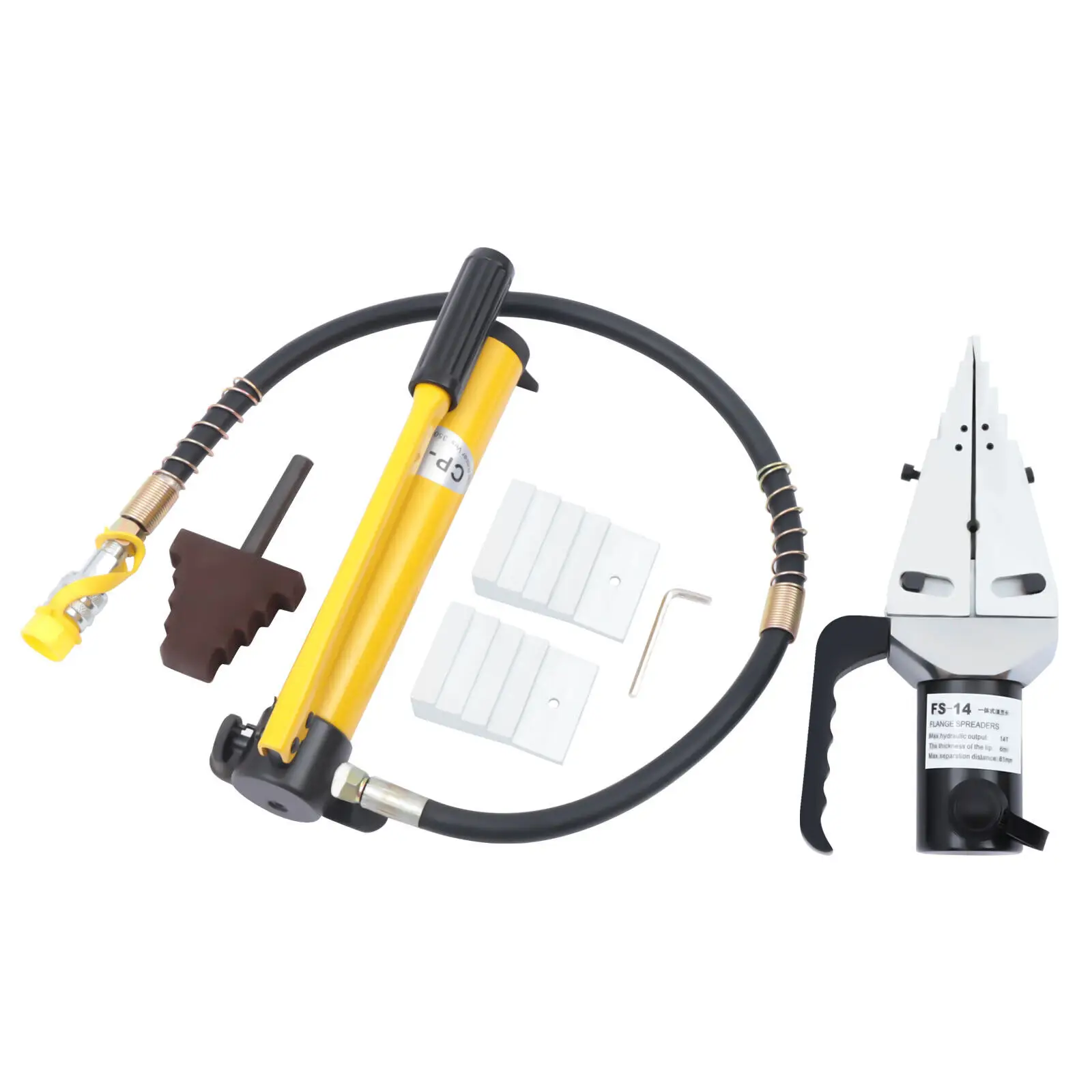 14T 400cc مفرشة شفة هيدروليكية محمولة مع أداة توسيع المضخة الهيدروليكية