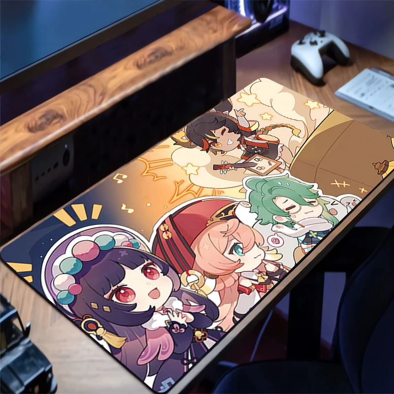 

Mouse Pad G-genshin Impact Multi Size Gamer Keyboard Pad Desk Mats Extended Mausepad Office PC Gaming Accessories Mousepad