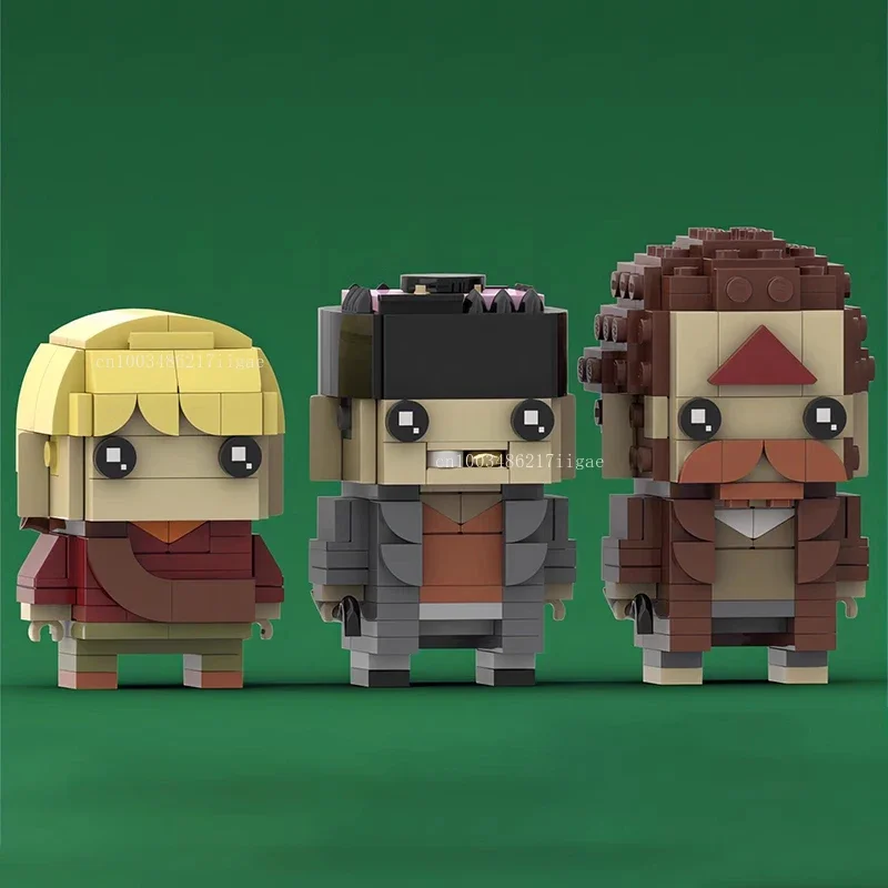 MOC Home Aloned Brickheadz كيفن نموذج اللبنات أفلام عمل أرقام MOC-131256 فكرة مجموعة تجميع الطوب اللعب الهدايا