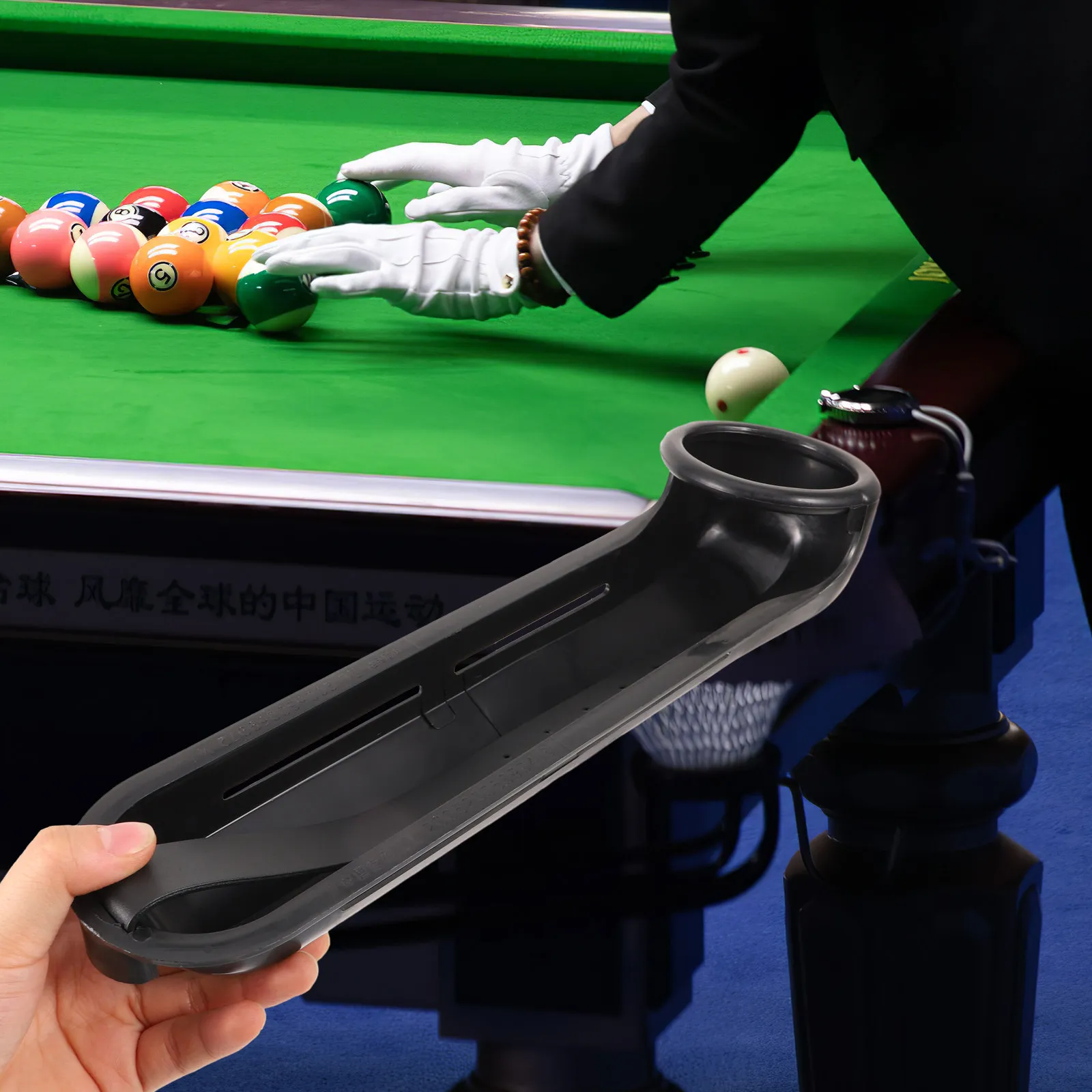 

6Pcs Snooker Ball Track Precision Plastic Dropping Track Billiard Table Accessories Pool Table Supply Billiard Supplies