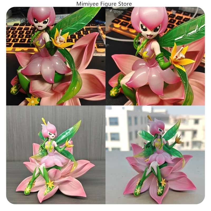 

Digimon Lillymon 17 см сидячая фигурка аниме статуя украшение для рабочего стола подарок