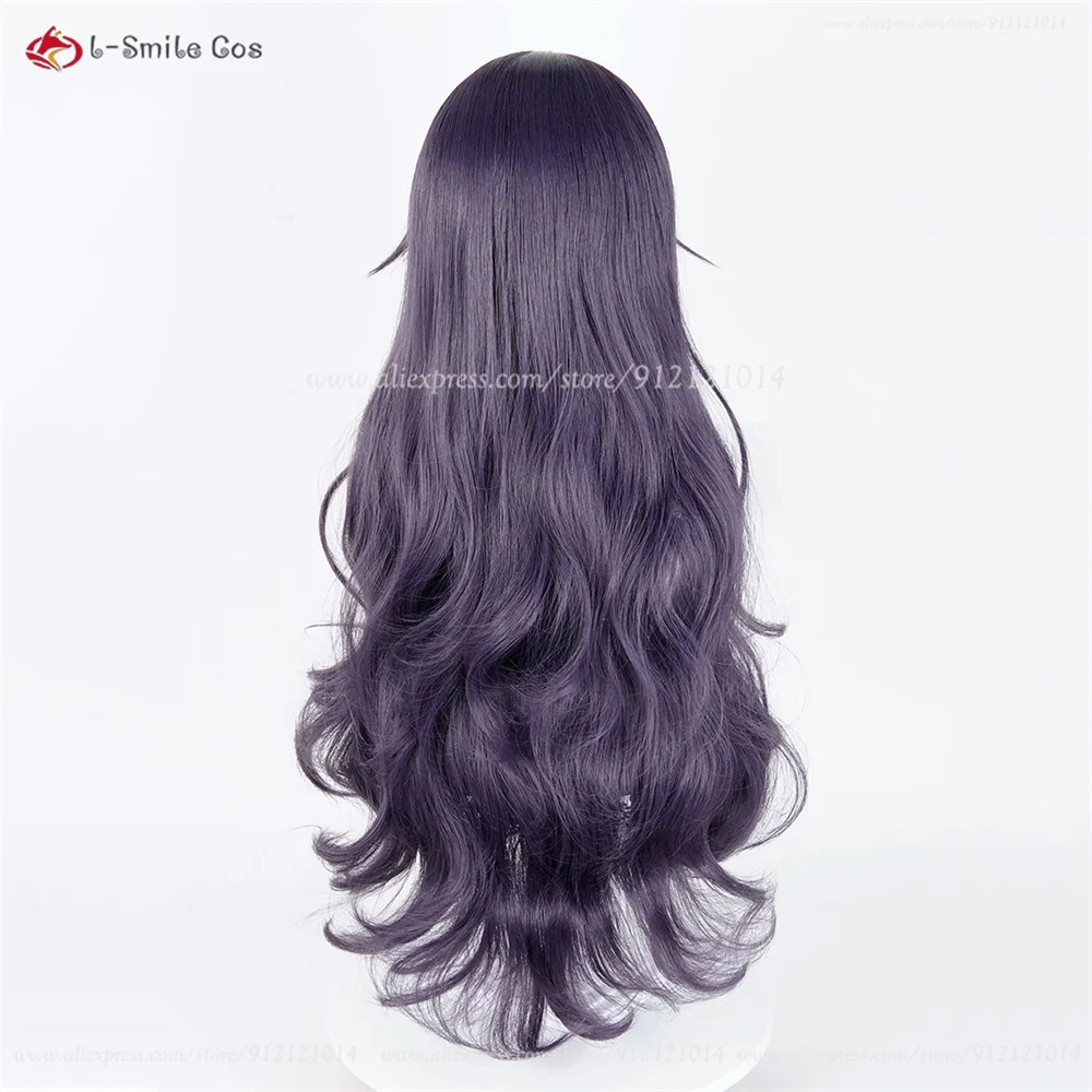Waguri Kaoruko‌ Cosplay Wig Purple Grey 90cm Cruly Wigs For Women Cosplay Anime Wigs Heat Resistant Synthetic Hair Halloween