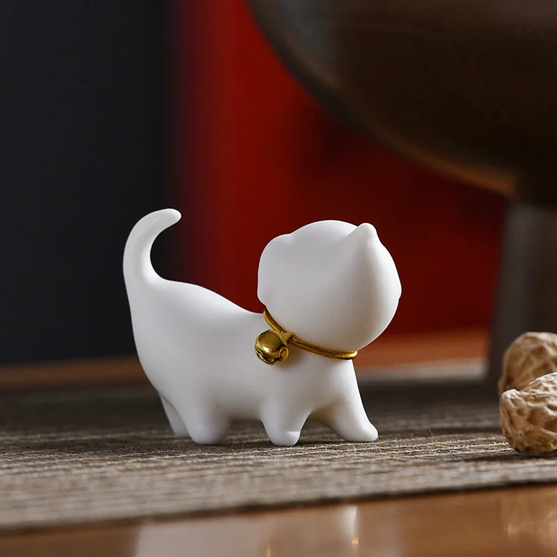 

White From China Puppy Decorative Creative Shop Lucky cute Animal Decorative Home Living Room Desktop Small Orament