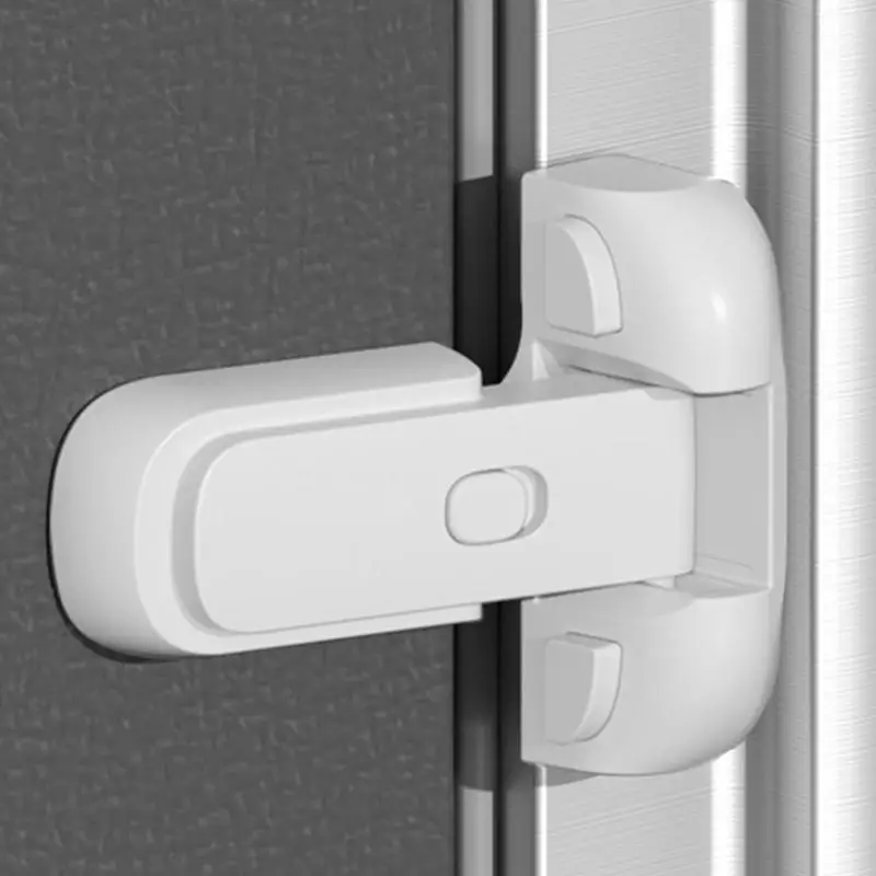 Fridge Lock Secure Freezer Door Latches With Strong Adhesive Child Proof Fridge Lock Refrigerator Locks for Adults Pets Children