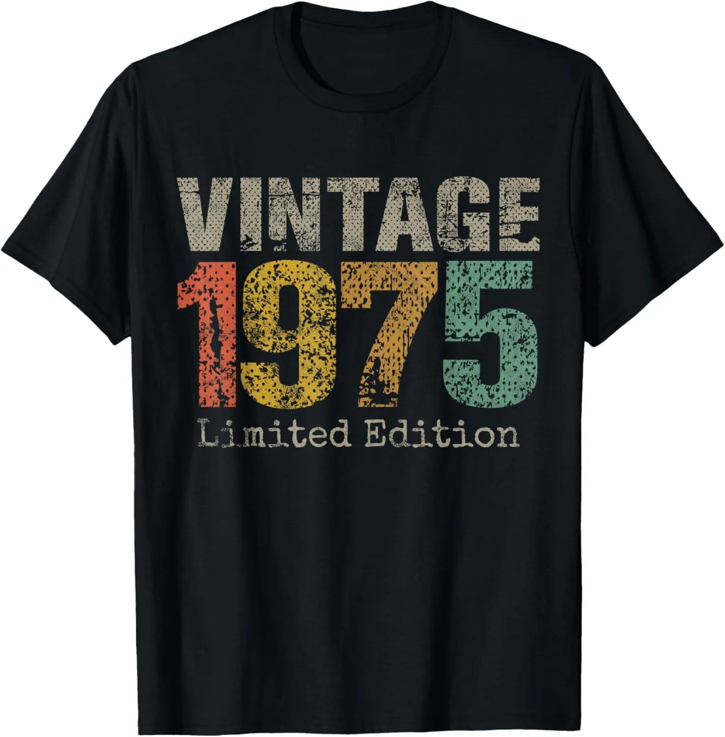 50th Birthday Gifts Men Women 50 Years Old Vintage 1975 T-ShirtWomen Men Clothing Streetwear Graphic T Shirts Harajuku image 6