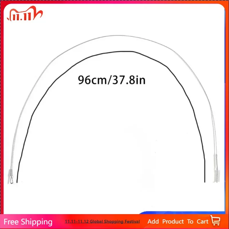 

Pipe Dredging Brush Refrigerato Bathroom Sewer Sink Cleaning Brush Drain Cleaner Flexible Cleaner Clog Plug Hole Remover Tool