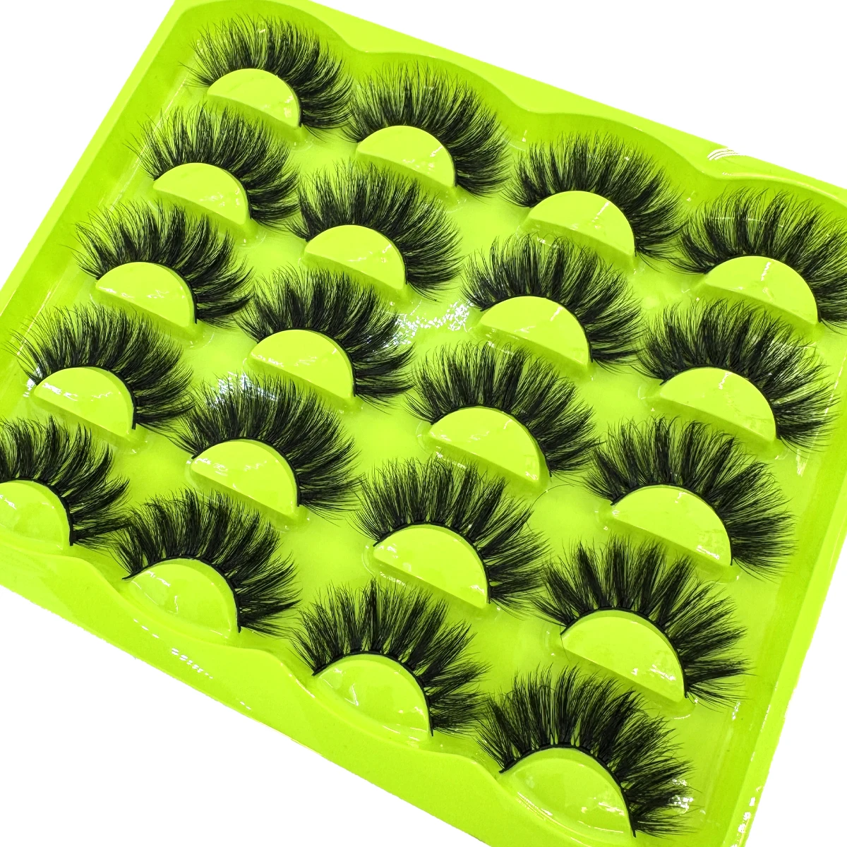 10 Pairs 3D Faux Mink Wispy False Eyelashes