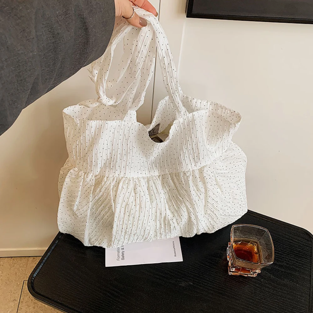 

Sweet Soft Large Capacity Tote Bags for Women Casual All-Matched Versatile Single Shoulder Bag Daily Shopping Commute Packs