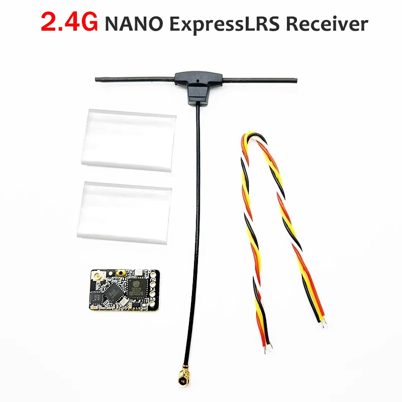 ELRS 915MHz/2.4GHz NANO ExpressLRS Receiver w/T Type Antenna Support Wifi Upgrade for Long Range RC FPV Freestyle Drone DIY Part