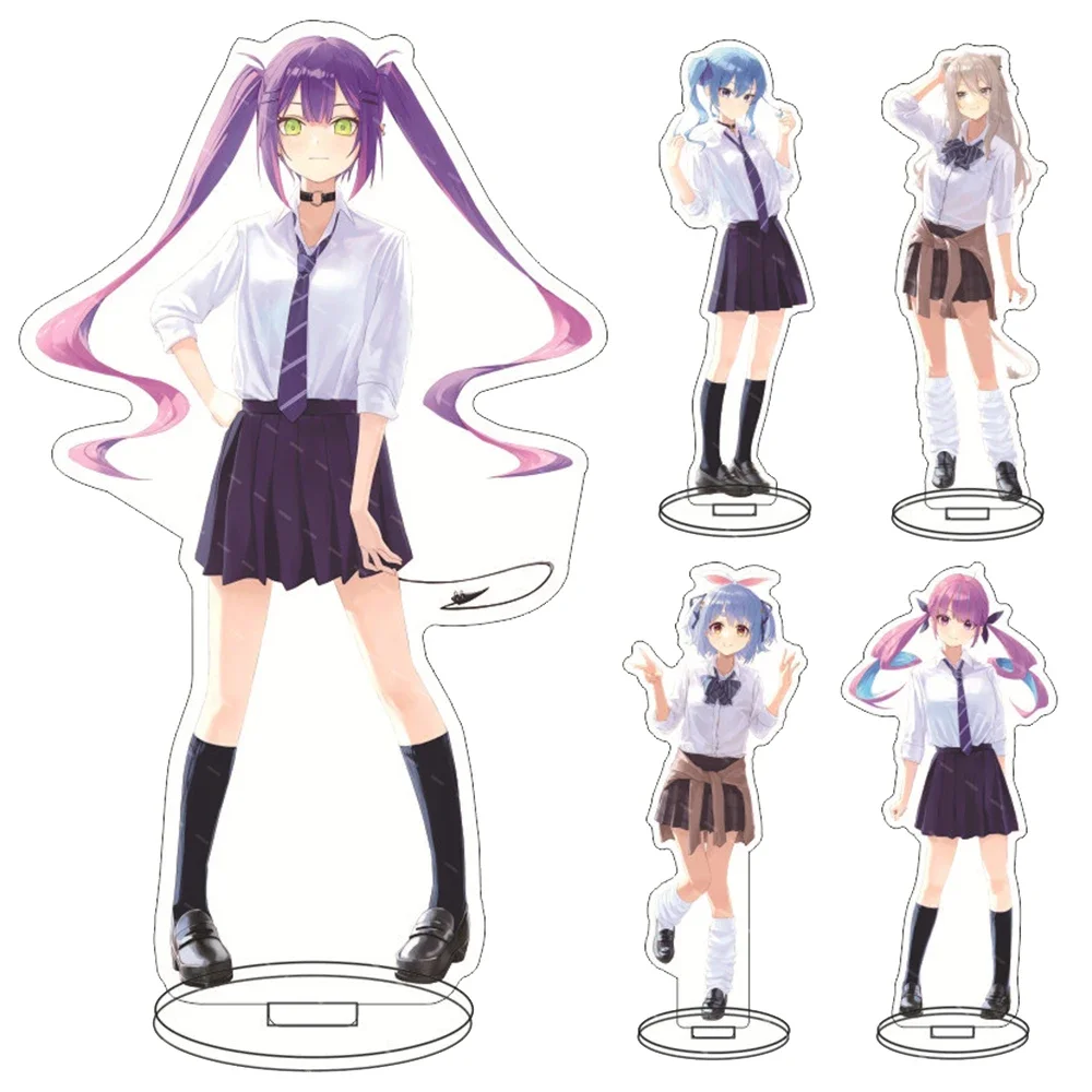 

Anime Hololive Vtuber Stand Model Figure Hosimati Suisei Minato Cosplay Acrylic Action Stand Desk Decor Fan Collection Prop Gift