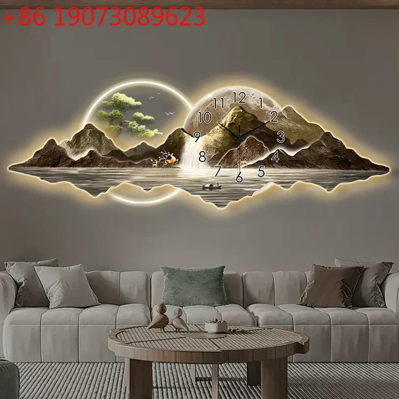 

Bathroom Luxury Wall Clocks Korean Living Room Digital Bedrooms Minimalis