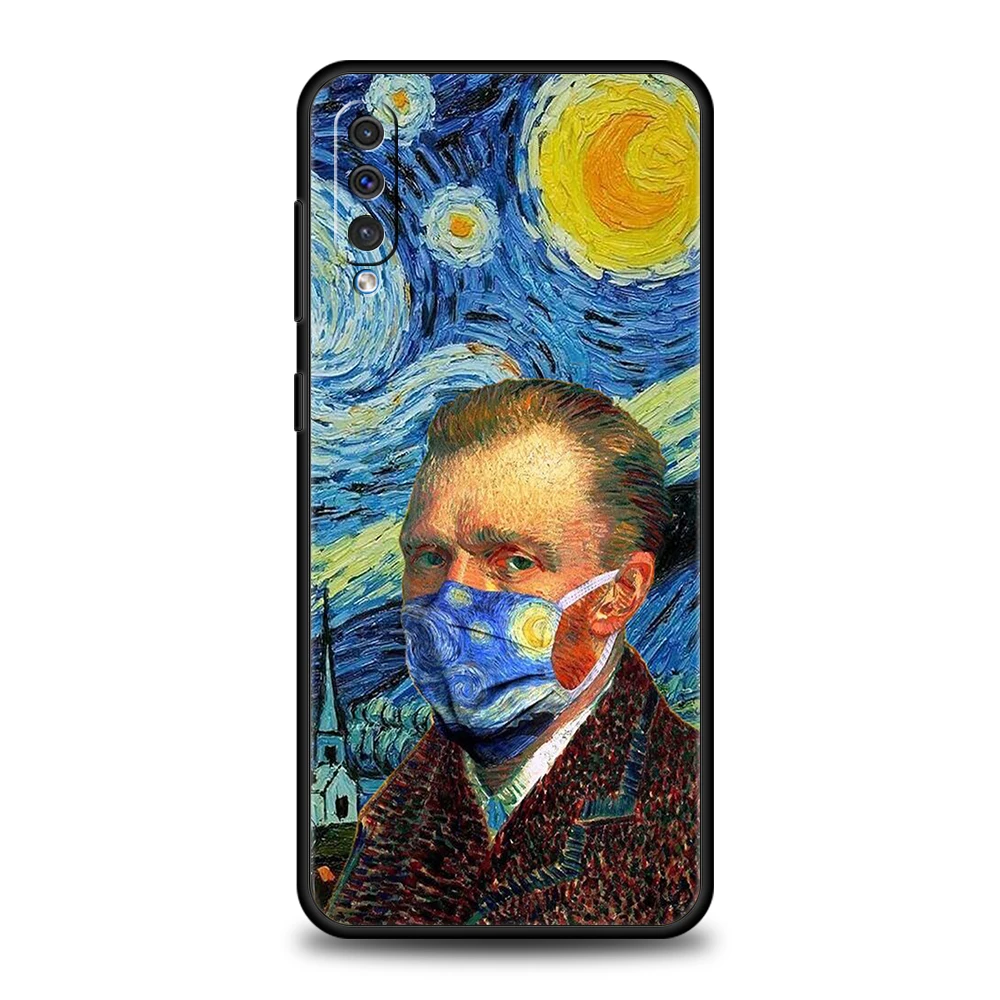 Van Gogh Series Phone Case for Samsung Galaxy A24 A13 A53 A73 A33 A22 A12 A02 A03 A05 A70 A50 A10 A20 5G Silicone Cover Shell