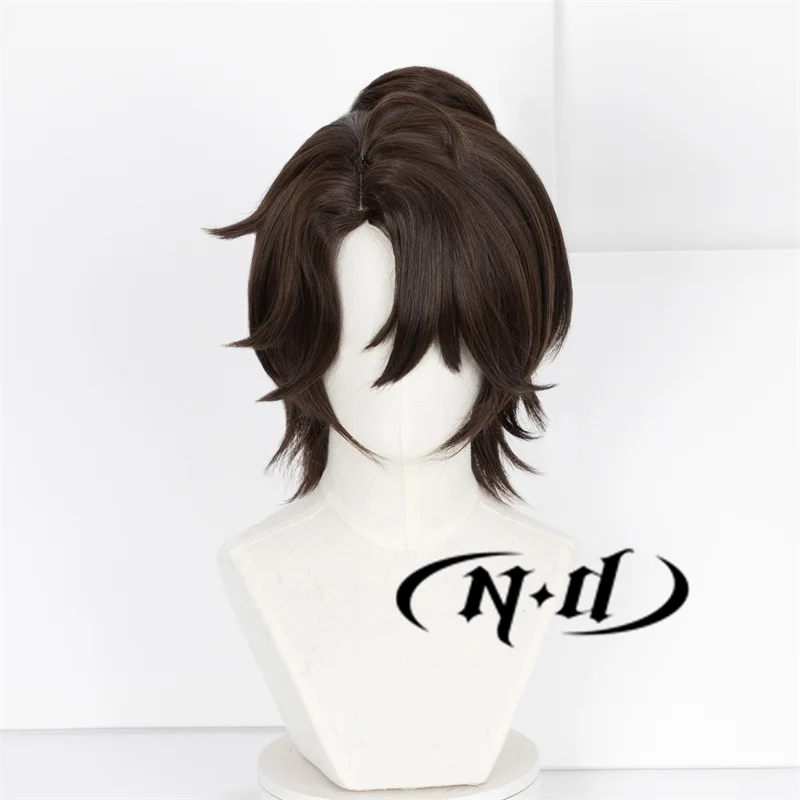 شعر مستعار تأثيري لاميل المريض الثاني لحفلة الهالوين ، آلية هوية اللعبة ، مقاومة للحرارة ، الشعر الاصطناعي ، كون هزلي