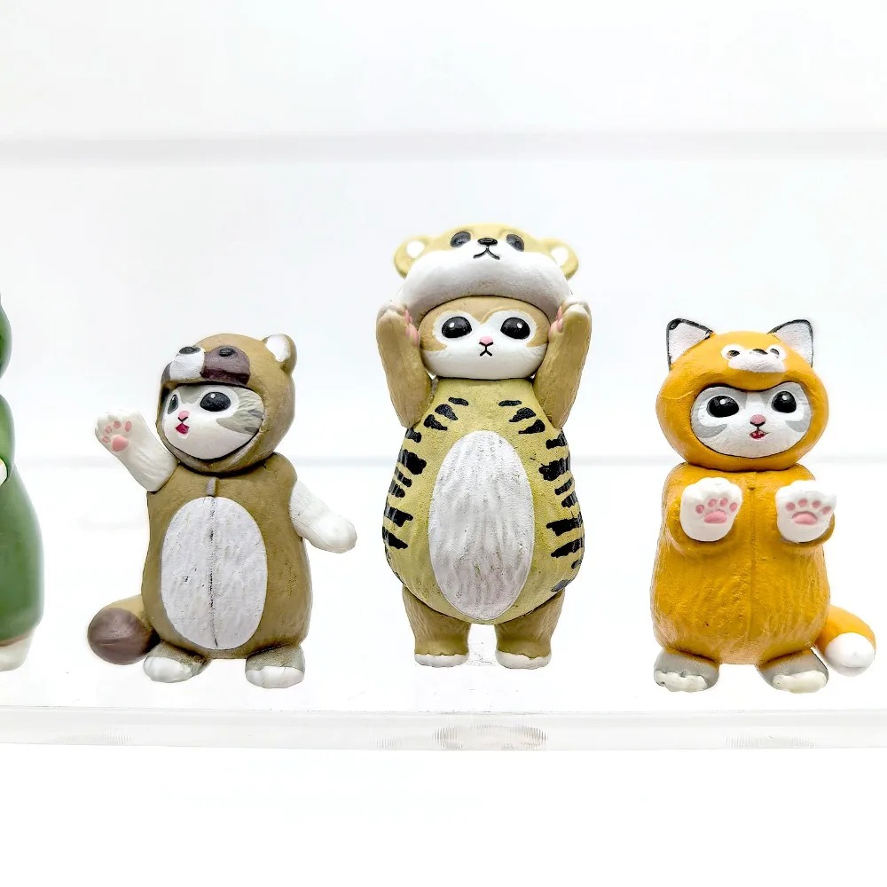 Mofusand Mini Blind Box Hai-Katze Figur Niedliches Tierkostüm Spielzeug Schreibtisch-Deko Sammlerstück Überraschungs-Geburtstagsgeschenk – Detail 4