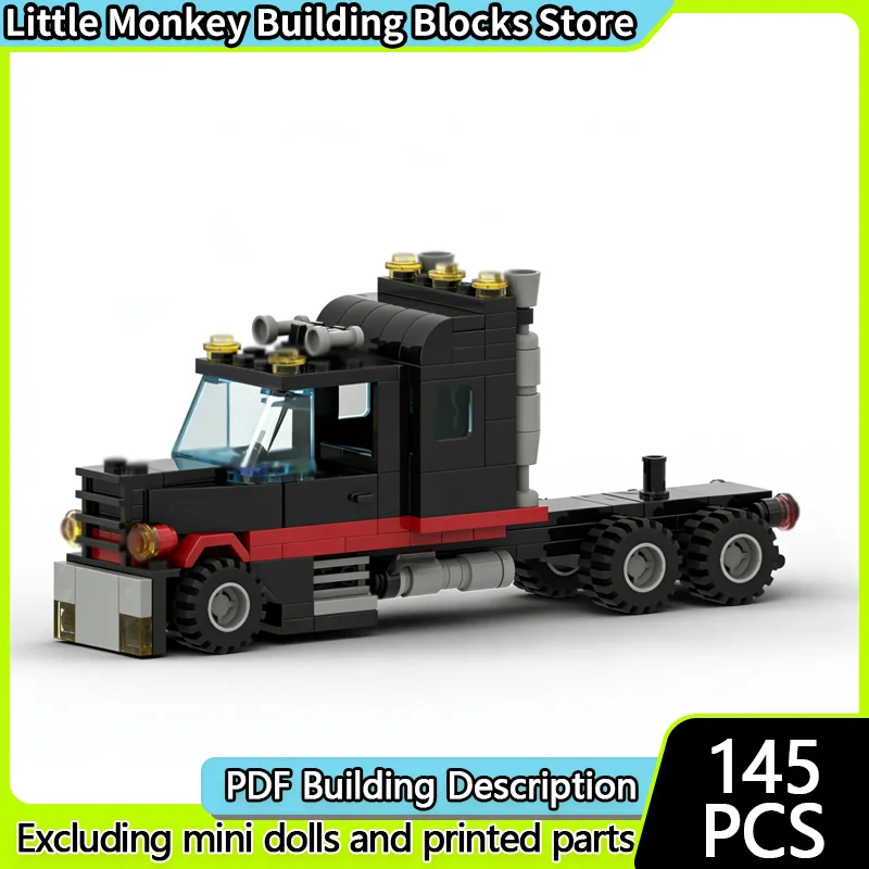 

City Car Model MOC Building Bricks Heavy-Duty Traction Truck Modular Technology Children Holiday Gifts Assemble Toys Suit