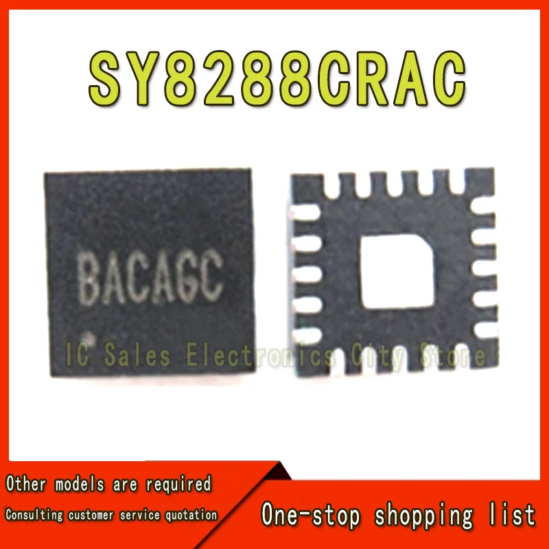 (5-10piece)100% New SY8288C SY8288CRAC BAC5KA BAC.. QFN-20 Chipset