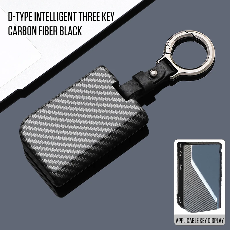 

ABS Plastic Car Fob Key Case Cover Shell Holder for LYNK CO 05 09 01 06 Keyless Go Remote Skin Protector Interior Accessories