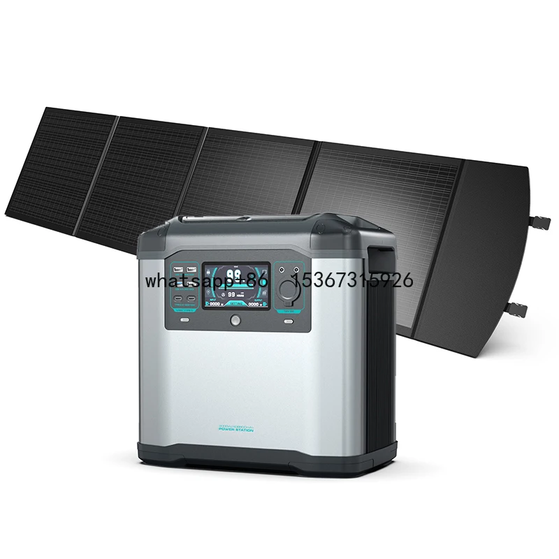 

New outdoor charging portable power station solar generator competitive price 2000w solar energy system