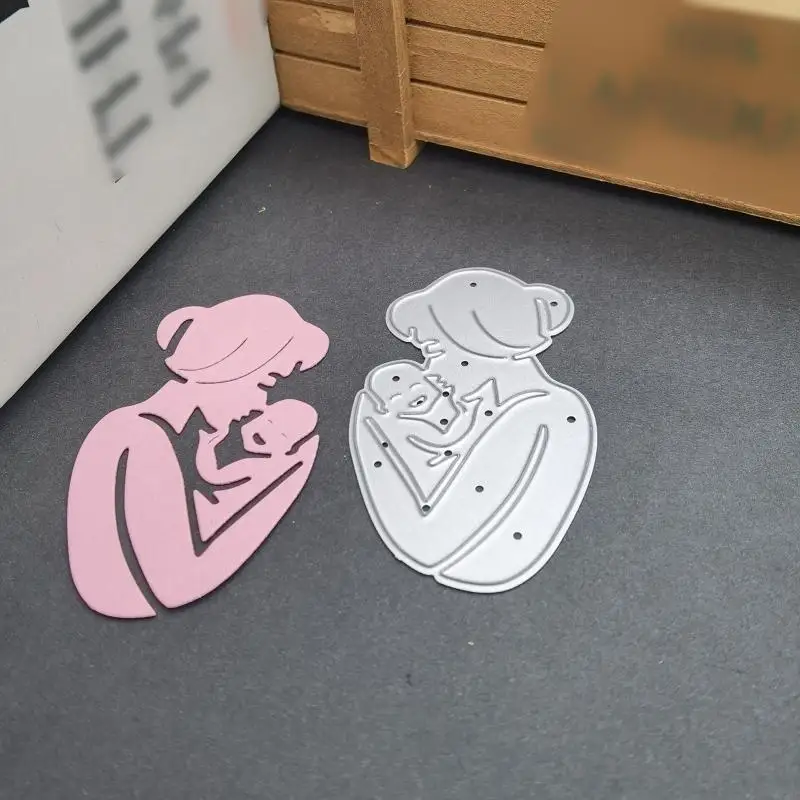 U75c mencium baby metal cutting mati stensil diy scrapbooking embossing alat kartu kertas album template dekorasi cetakan