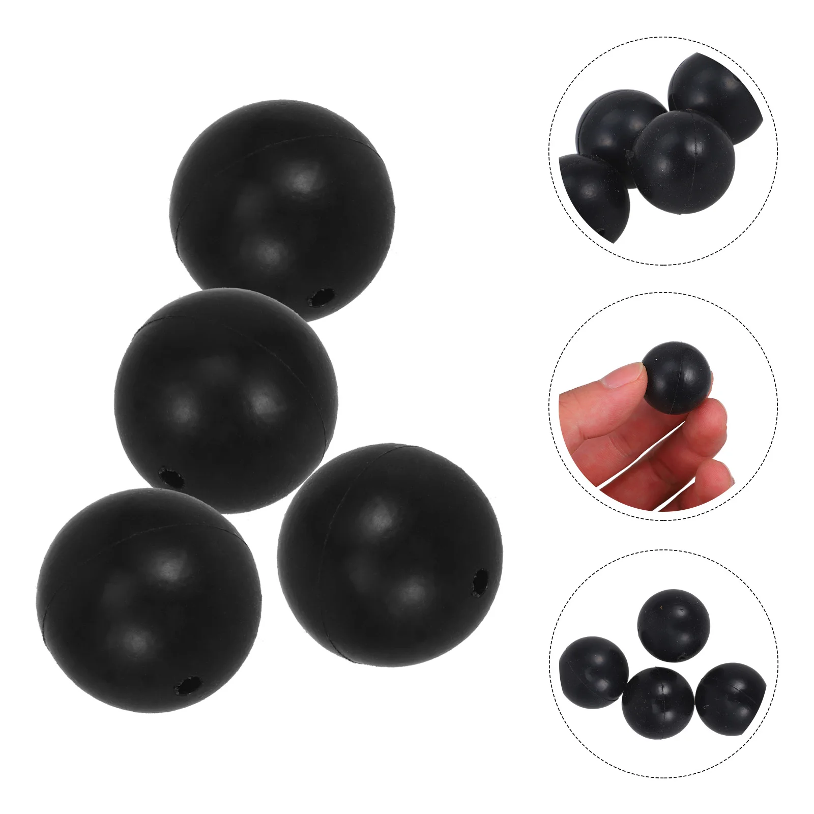 

4pcs Rubber Head Drumsticks Beaters Mallet Parts Musical Instrument Accessories Percussion Drum Practice School Band