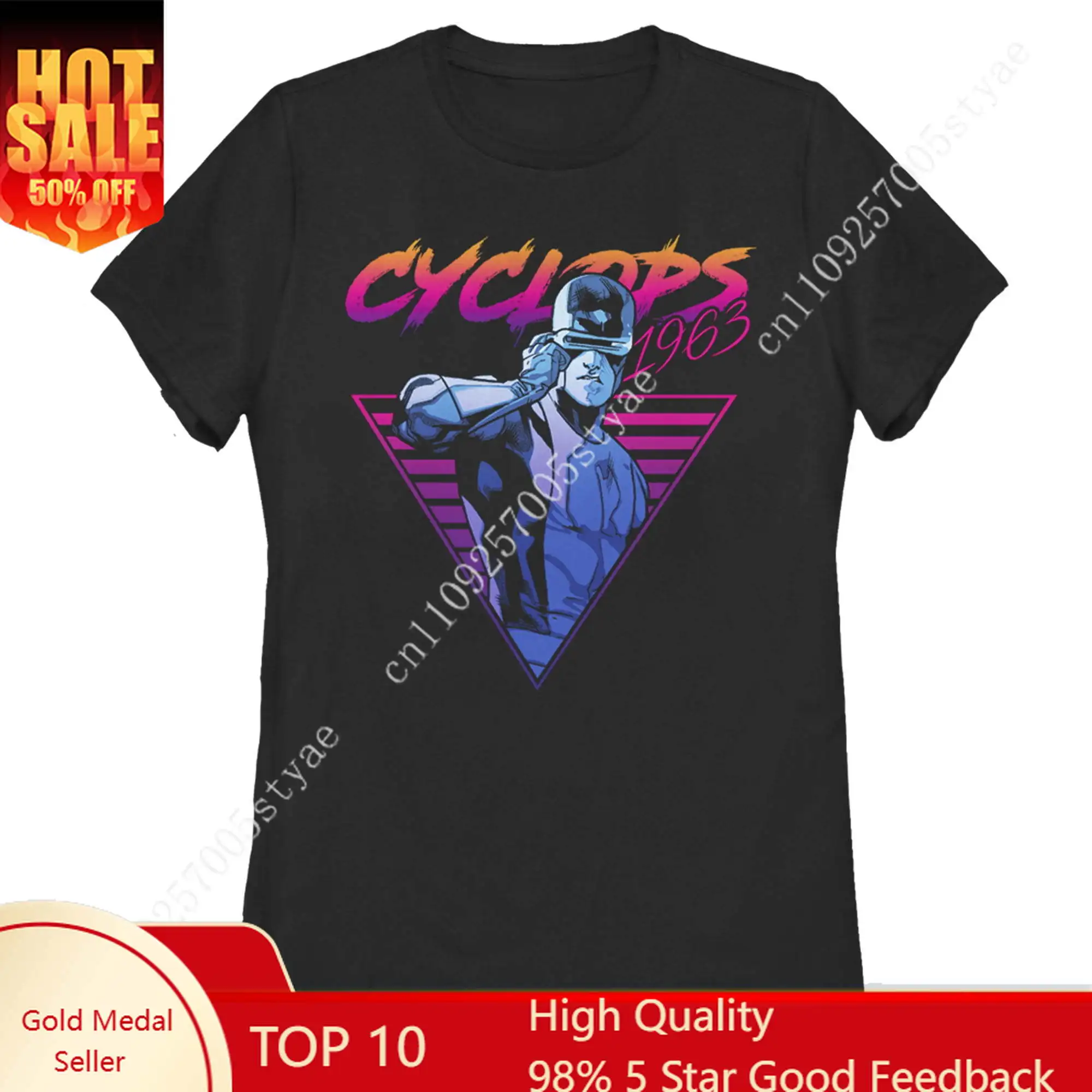 

Women's Marvel X-Men Retro Cyclops Graphic Tee Black Medium