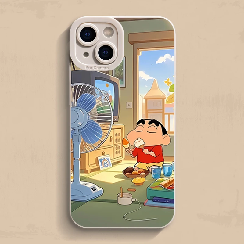

Fan Ice Cream Shin-chan Phone Case For Samsung Galaxy S25 S24 S23 S22 S21Plus FE Ultra A55 A35 A56 A34 A54 A53 A52 A16 A56 Cover