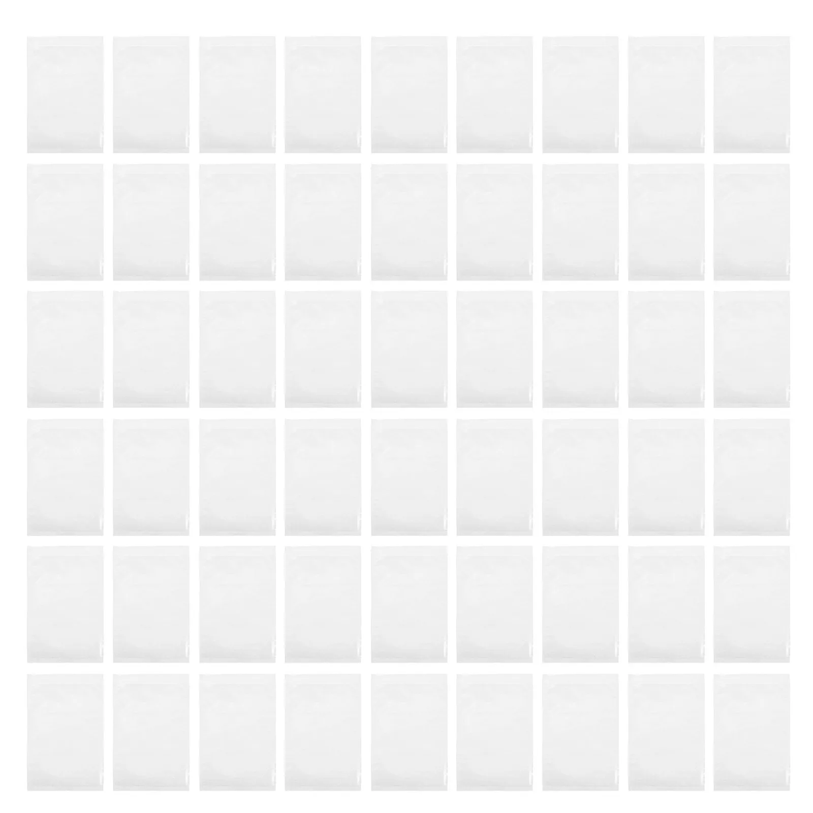 100 Pcs Clear Bags for Packaging Shipping Label Pouch Adhesive Pockets CPE Document