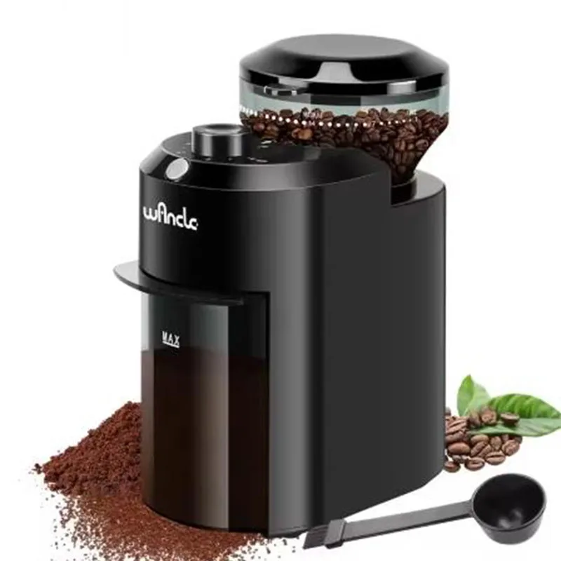 電気コーヒー豆グラインダーデザイン家庭用自動エスプレッソグラインダーフレンチプレスドリップエスプレッソコーヒー用の28つの挽き設定