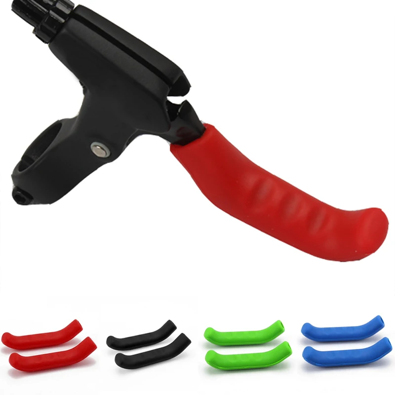 2PCS Bicycle Brake Handle Cover Non-slip Silicone Brake Handle Lever Protection Sleeve Grip Cover Cycling Accessories