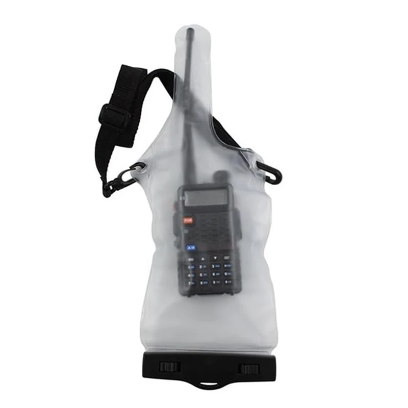 Walkie-Talkie Transparent Two-Way Radio Bag Protective Cover Multi-Purpose Handheld Waterproof